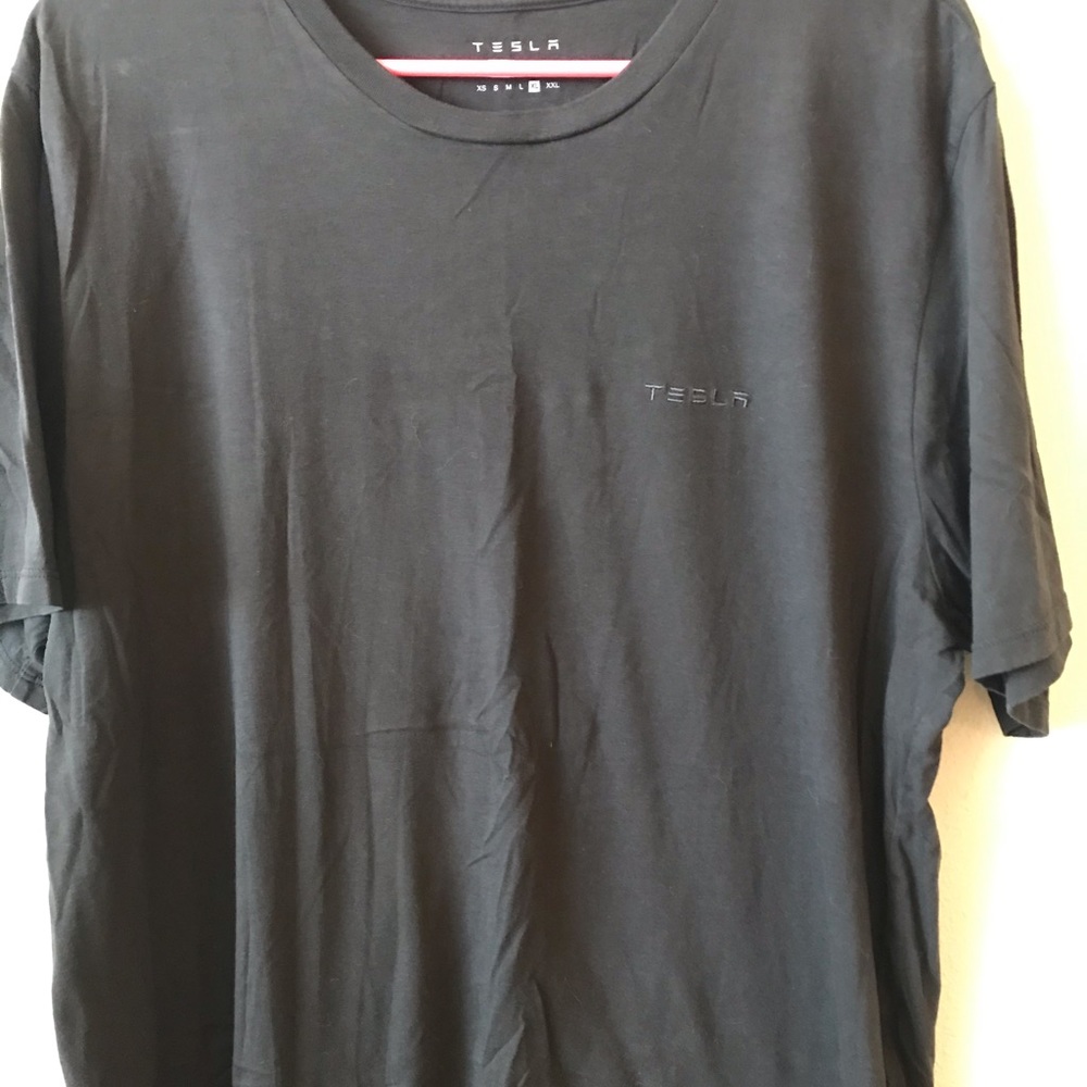 Black Tesla T shirt